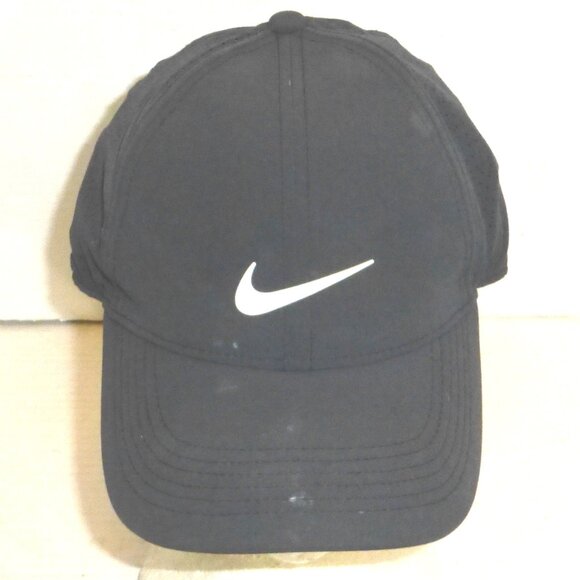 Nike Dri-Fit Heritage 86 Strapback Adjustable Aerobill Perforated Golf Hat READ - Picture 1 of 8